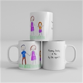Thumbnail 4 - Personalised Your Childs Art on a Mug