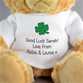 Thumbnail 3 - Personalised Good Luck Teddy Bear