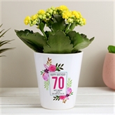 Thumbnail 2 - Personalised 70th Birthday Plant Pot