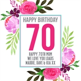 Thumbnail 3 - Personalised 70th Birthday Plant Pot