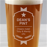 Thumbnail 2 - Personalised Your Name Pint Glass