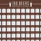 Thumbnail 2 - 100 beers scratch off bucket list poster