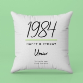 Thumbnail 8 - Personalised Classy 40th Birthday Year Cushion