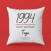 Thumbnail 8 - Personalised Classy 30th Birthday Year Cushion