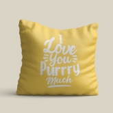 Thumbnail 4 - I Love You Purry Much Cushion