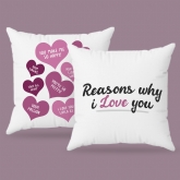 Thumbnail 4 - Personalised Reasons Why I Love You Cushion