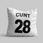 Thumbnail 4 - Personalised Offensive Nickname Back of Football Shirt Cushion