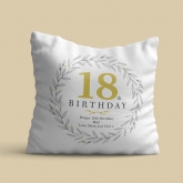 Thumbnail 4 - Personalised 18th Birthday Cushion