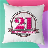 Thumbnail 1 - Personalised Birthday Cushion