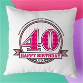 Thumbnail 4 - Personalised Birthday Cushion