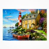 Thumbnail 2 - The Lighthouse Keeper 1000 Piece Falcon Jigsaw Puzzle