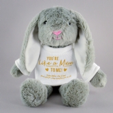 Thumbnail 5 - Personalised Like a Mum to Me Bunny Teddy