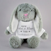 Thumbnail 8 - Personalised Like a Mum to Me Bunny Teddy