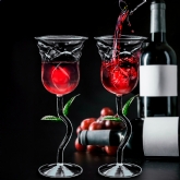 Thumbnail 3 - Rose Wine Glass Set