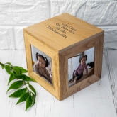 Thumbnail 4 - Personalised Photo Cube Keepsake Box | Find Me A Gift