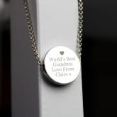 Thumbnail 2 - Personalised Disc Necklace