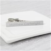 Thumbnail 2 - Silver Plated Personalised Tie Clip