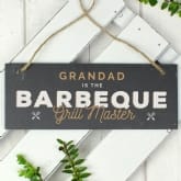 Thumbnail 5 - Personalised Barbeque Hanging Slate Garden Sign