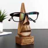 Thumbnail 6 - Personalised Wooden Glasses Nose-Shaped Holder