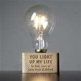 Thumbnail 8 - Personalised LED Bulb Table Lamps