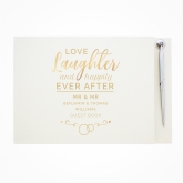 Thumbnail 5 - Happily Ever After Personalised Wedding Guest Book Pen