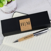 Thumbnail 4 - Personalised Pen Sets with Cork Detail