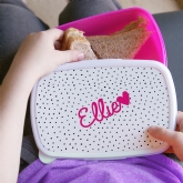 Thumbnail 2 - Pink Personalised Lunch Boxes