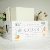 Thumbnail 5 - Personalised Children's White Wooden Crate