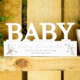 Thumbnail 3 - Personalised Wooden New Baby Ornament 