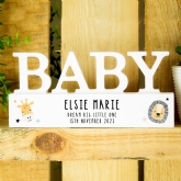 Thumbnail 5 - Personalised Wooden New Baby Ornament 