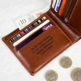 Thumbnail 5 - Personalised Free Text Leather Wallets