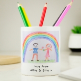 Thumbnail 3 - Personalised Childrens Drawing Photo Storage Pot