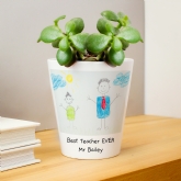Thumbnail 7 - Personalised Childrens Drawing Plant Pot