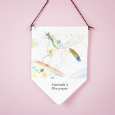 Thumbnail 1 - Personalised Childrens Drawing Photo Hanging Banner