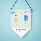 Thumbnail 9 - Personalised Childrens Drawing Photo Hanging Banner