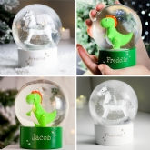 Thumbnail 1 - Personalised Kids Glitter Snow Globe 