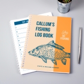 Thumbnail 1 - Personalised A5 Fishing Log Book 