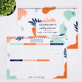 Thumbnail 3 - Personalised Tropical A4 Desk Planner 