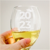 Thumbnail 3 - Personalised Class of Graduation Wine Glass