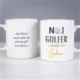 Thumbnail 4 - Personalised No.1 Golfer Mug