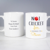 Thumbnail 10 - Personalised No.1 Cricket Mug