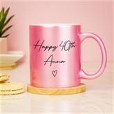 Thumbnail 6 - Personalised Pink Glitter Mug