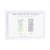 Thumbnail 9 - Personalised Flower of the Month Family A4 Framed Print