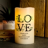 Thumbnail 3 - Personalised LOVE LED Candle