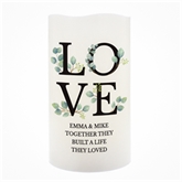 Thumbnail 5 - Personalised LOVE LED Candle