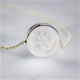 Thumbnail 10 - Personalised Birth Flower Boxed Necklaces