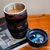 Thumbnail 3 - Camera Lens Mug with Lid