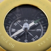 Thumbnail 4 - Personalised Brass Compass with Wooden Box