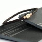 Thumbnail 4 - Personalised Men's Leather Bracelet