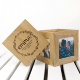 Thumbnail 8 - Personalised Oak Photo Cube For Mum